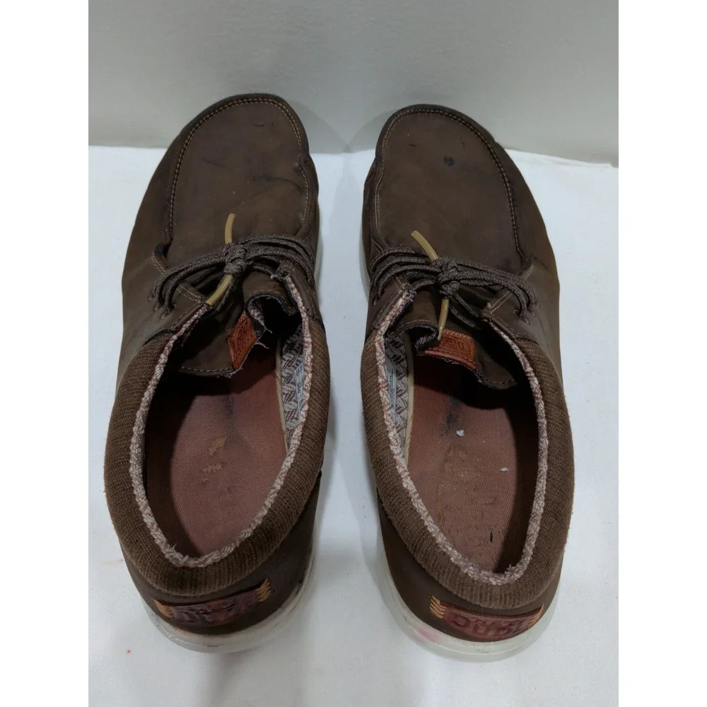 Hey Dude Paul Classic Mens Loafer Shoes in Brown Men's Sz 12
